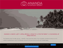 Tablet Screenshot of ananda-resort.com